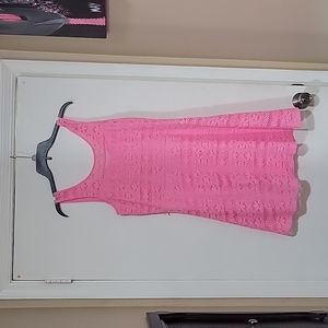Hot pink junior dress